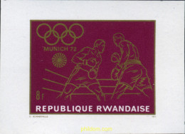 Delcampe - 221669 MNH RUANDA 1971 20 JUEGOS OLIMPICOS VERANO MUNICH 1972 - Athlétisme