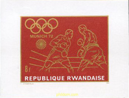 221676 MNH RUANDA 1971 20 JUEGOS OLIMPICOS VERANO MUNICH 1972 - Basketball