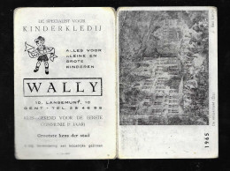 GENT * ZAKKALENDER * 1965 * RECLAME KINDERKLEDIJ " WALLY " * LANGEMUNT * AFB. ETS KUNSTENAAR GEO LANGIE * - Big : 1961-70