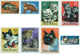 61917 MNH RUMANIA 1965 GATOS - Autres & Non Classés