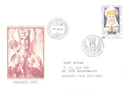 Hungary First Day Cover With Stamp, Krakko 1997, 1997 - FDC