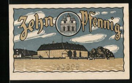 Notgeld Sonderburg 1920, 10 Pfennig, Schloss Und Wappen - Denmark