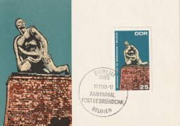 MAXIKARTE "Mahn- Und Gedenkstötten" Mit MiNr. 1410 Und Ersttagsstempel BERLIN 18.10.68.-12 - Maximumkarten (MC)