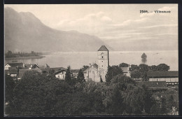 AK Villeneuve, Uferpartie Mit Kirche - Villeneuve