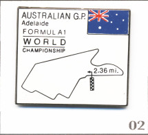 Pin's Automobile - Compétition / Formule 1 - Circuit D’Adélaïde (Australie). Est. MFS. EGF.. T1080-02 - F1