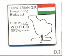 Pin's Automobile - Compétition / Formule 1 - Circuit De Budapest (Hongrie). Est. MFS. EGF. T1080-03 - F1