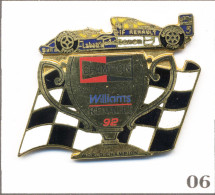 Pin's Automobile - Compétition / F 1 - Équipe Williams Renault (N. Mansell) 1992. Est. MFS. EGF. T1080-06 - F1