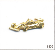 Pin's Automobile - Compétition / Formule 1 - Voiture N° 27. Non Estampillé. Métal Doré. T1080-08 - F1