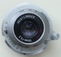 Voigtlander  HELIAR 50mm F/3.5   Zie Alle Afbeeldingen. Lens In Super Staat - Lenses