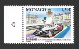 Monaco 2025 - 10 Ans Du Monaco E-PRIX ** - Ungebraucht