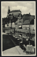 AK Weida In Thür., Teilansicht Mit Schloss - Weida