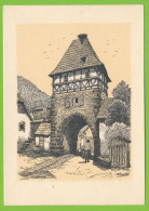 Châtenois - La Tour Des Sorcières - Dessin à La Plume De Jules Klippstiehl - Chatenois