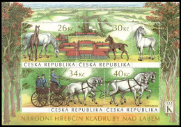 Czech Republic - Landscape For Breeding And Training Horses, Souvenir Sheet, MINT, 2022 - Blocs-feuillets