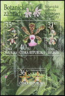 Czech Republic - Orchids  - Botanical Garden In Brno, Souvenir Sheet, MINT, 2025 - Blocs-feuillets