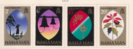 BAHAMAS  - 1972 Christmas Set Hinged Mint - 1963-1973 Autonomia Interna