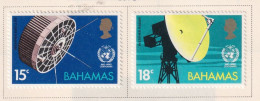 BAHAMAS  - 1972 IMO And WMO Centenary Set Hinged Mint - 1963-1973 Autonomia Interna