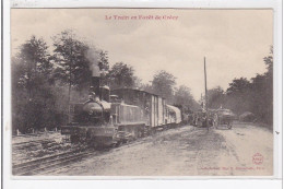 CRECY : Le Train En Foret De Crecy, Train - Très Bon état - Crecy En Ponthieu