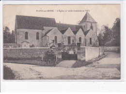FLINS-sur-SEINE: L'église XIIe Siècle Restaurée En 1767 - Très Bon état - Flins Sur Seine