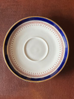 Red Star Line Saucer With Blue And Gold Rim (hutschenreuter) 1920s, RED STAR LINE, Rare - Andere & Zonder Classificatie