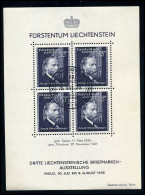 Liechtenstein - BL3- Gest / Obl / Used - Blocks & Kleinbögen