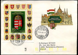 Cover To Marcinelle, Belgium - Briefe U. Dokumente