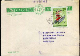 Cover To Marcinelle, Belgium - Briefe U. Dokumente