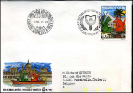 Cover To Marcinelle, Belgium - Briefe U. Dokumente