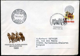 Cover To Marcinelle, Belgium - Briefe U. Dokumente