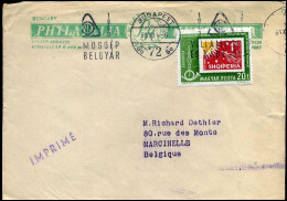 Cover To Marcinelle, Belgium - Briefe U. Dokumente