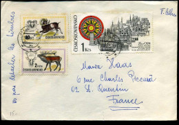 Cover To St-Quentain, France - Briefe U. Dokumente