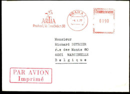 Cover To Marcinelle, Belgium - "ARTIA, Foreign Trade Corporation For The Import And Export Of Cultural Commodities" - Briefe U. Dokumente