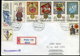 Registered Cover To Luxemburg - Briefe U. Dokumente