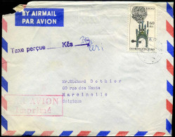 Cover To Marcinelle, Belgium - Taxe - Briefe U. Dokumente