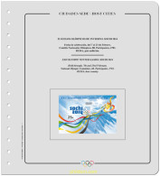 Suplemento Sedes Olimpicas Invierno 22 Olimp.Sochi 2014 Sin Montar - Autres & Non Classés