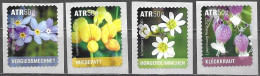 Luxembourg 2021 Definitives Wildflowers Flowers Mi.no. 2280-83 MNH ** Postfrisch Neuf Self-adhesive - Unused Stamps