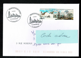 MARCOPHILEX 2024 Périgueux Lettre ATM LISA De L'Exposition LETTRE SUIVIE 1,79€ + Oblitération Avec Indexations SUP. - Lettres & Documents