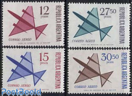 Argentina 1965 Airmail Definitives 4v, Mint NH - Ongebruikt