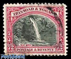 Trinidad & Tobago 1935 72c, Blue Bassin Waterfall, Used, Used Or CTO, Nature - Water, Dams & Falls - Trinité & Tobago (1962-...)