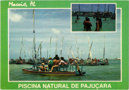 CPM AK Maceio Piscina Natural De Pajucara BRAZIL (1463321) - Maceió