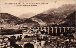CPA L'ESCARENE - Le Viaduc Et La Gare NICE Coni (639491) - L'Escarène