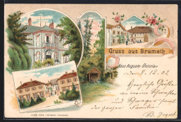 Lithographie Brumath, Haus Auguste-Victoria - Brumath