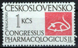 Czechoslovakia 1194 MNH Mouse Pharmacological Congress Zayix Stamps 0425S0116 - Autres & Non Classés