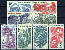 Czechoslovakia 1233-1240 MNH First 10 Astronauts Space Zayix Stamps 0425S0127 - Autres & Non Classés