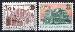 Czechoslovakia 1265-1266 MNH Steam & Diesel Engine Zayix Stamps 0425S0138 - Autres & Non Classés