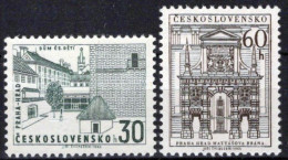 Czechoslovakia 1323-1324 MNH Architecture Matthias Tower Zayix Stamps 0425S0150 - Autres & Non Classés