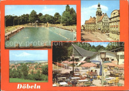 Doebeln Freibad Rathaus Parkrestaurant Buergergarten - Doebeln