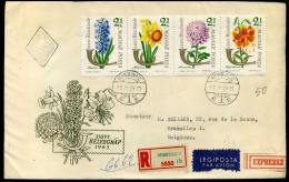 Registered Cover To Bruxelles, Belgium - Briefe U. Dokumente