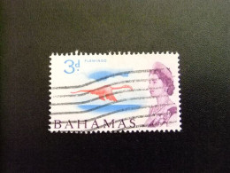 49 BAHAMAS 1965 / ELIZABETH II Y FLAMENCO VOLANDO / YVERT 197 FU Filigrana CA Multiple - 1963-1973 Autonomia Interna
