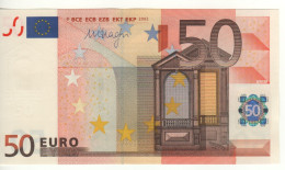 50 EURO  "Z"  BELGIO   Firma Draghi    T 035 B1   Z7  /   FDS   -   UNC - 50 Euro