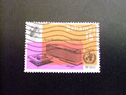 49 BAHAMAS 1966 / EDIFICIO De La ORGANIZACION MUNDIAL De La SALUD / YVERT 237 FU Filigrana CA Multiple Couché - 1963-1973 Autonomia Interna